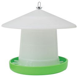 Hanging Poultry Feeder with Cover - Crown Suspension 8kg