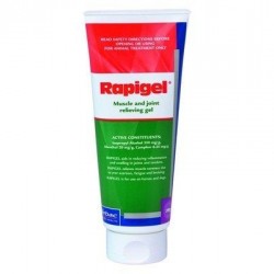 Rapigel 200g Squeeze Tube for Treatment of Muscle Pain and Arthritis Dogs, Horse