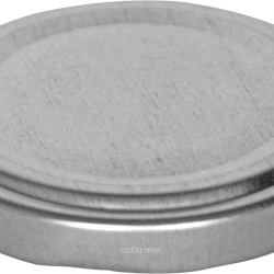 53mm TWIST TOP lid Silver each HIGH HEAT VERSION 