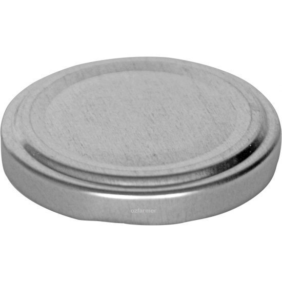 53mm TWIST TOP lid High Heat Silver each