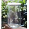 1 x 1750ml Tulip Jar with WHITE STORAGE LID
