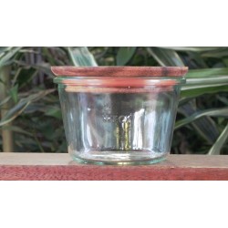 1 x 290ml Tapered Preserving Jar (Short) with Wooden Lid