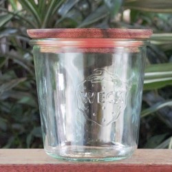1 x 580ml Tapered Jar with wooden lid