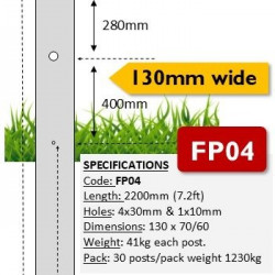 130mm Concrete Fence Posts CONTACT US TO CALCULATE FREIGHT