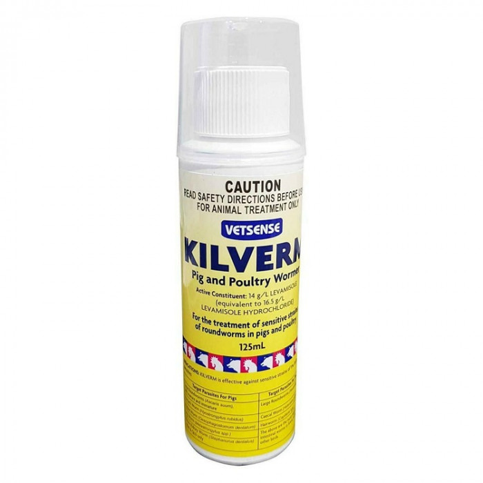 Kilverm Pig and Poultry Wormer 125ml