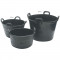 Feed Tub Recycled Rubber 80 litre