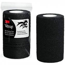Vetrap Superior Cohesive Elastic Bandage 10cm wide 3M USA Made BLACK