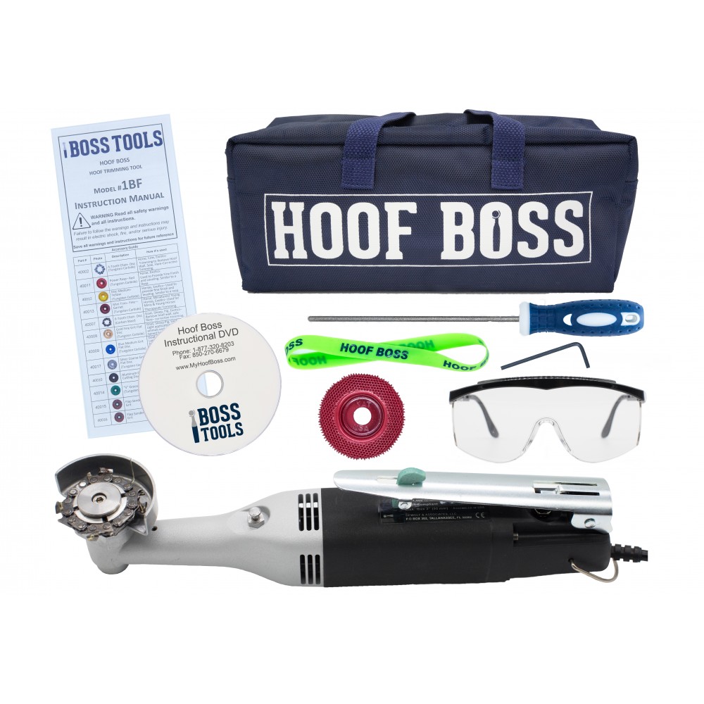 Basic Goat Hoof Care Set Accessories Included Cordless Battery Powered Mobile Trimmer for Hooves 