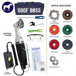 Hoof Boss Mobile Battery Complete Horse Hoof Trimming Set - Battery NOT included