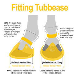 Tubbease Horse Sock YELLOW 175mm