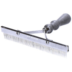 Grooming Comb T -style Natural Handle 9 inch