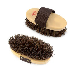 Grip-Fit Very Stiff Dirt Removal Brush for Horses