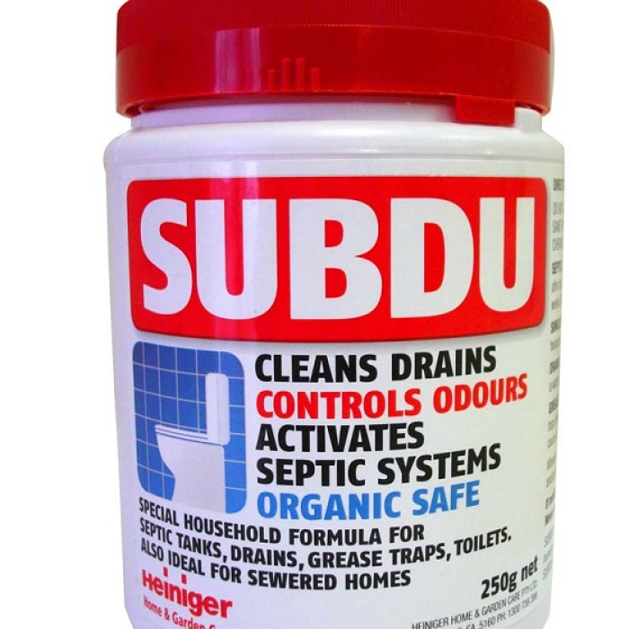 Heiniger SUBDU Organic Safe Drain and Septic treatment