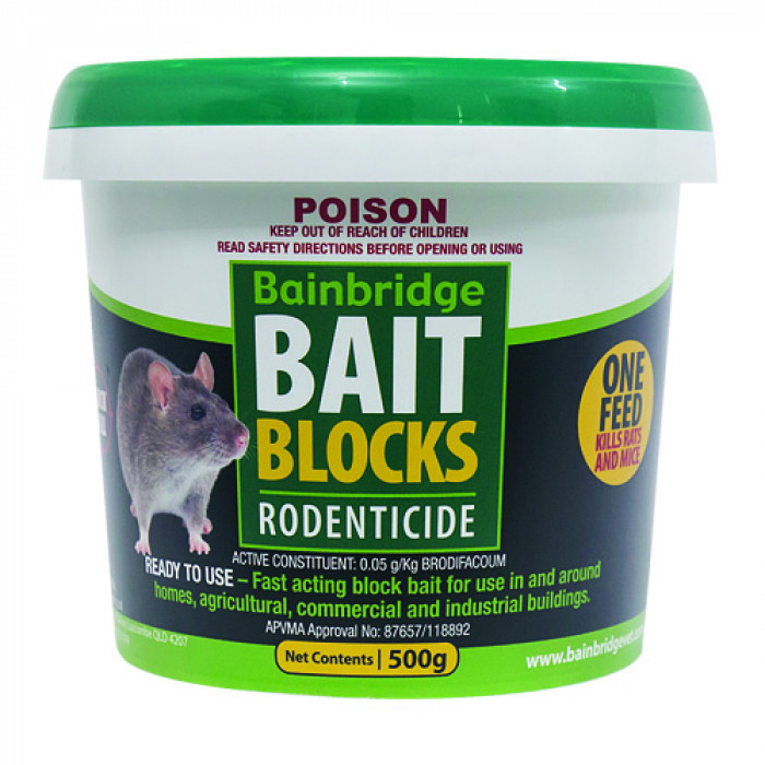 Rodent Bait Blocks Brodifacoum 1kg