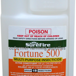 1 LITRE Surefire Fortune 500 EC Chlorpyrifos Termiticide Funnel Ant General Insecticide