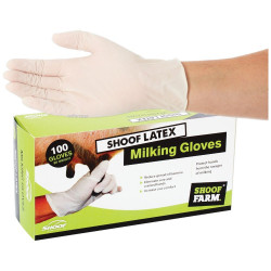 Milking Gloves Latex Pack of 100 