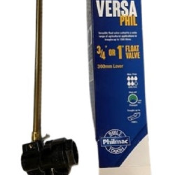 Philmac VERSA PHIL 3/4" (20mm) and 1" (25mm) Float Valve Long Lever 300mm