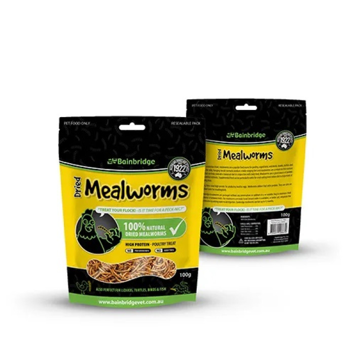 Dried Mealworms 250g - suit poultry, birds, reptiles