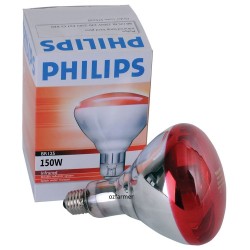 Phillips Red Infrared Brooder Lamp Globe Only 175W