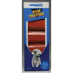 Crayons to suit Donaghys Ram Harness PACK OF 5 MEDIUM RED LAST ONE