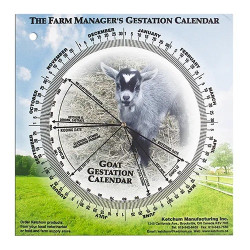 Gestation Calendar Goats Kidding