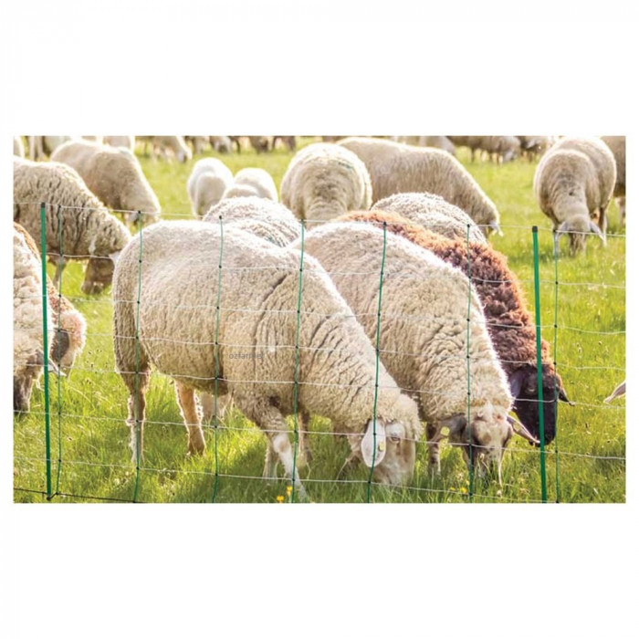 90 x 50m Topline Plus Electric Sheep / Goat / Horse / Calf Netting Suits Uneven Ground
