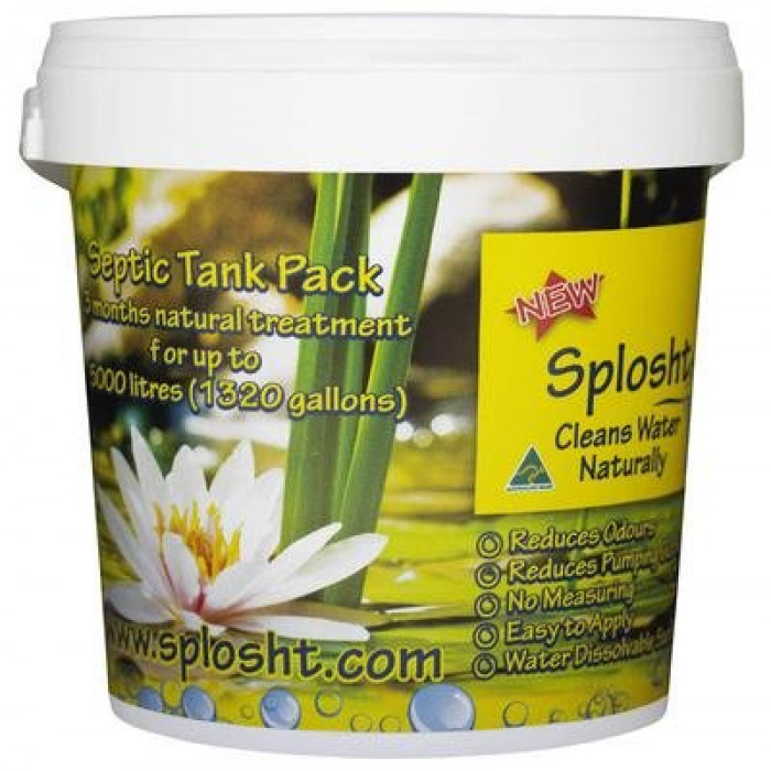 Splosht Septic Tank Pack Natural Sludge Treatment