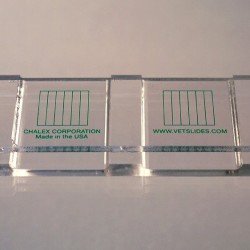 Microscope Slide McMaster suitable for DIY Faecal Egg Counts Green Grid
