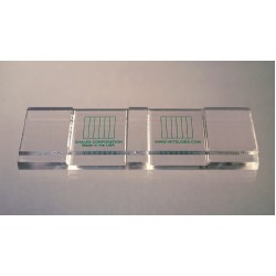 Microscope Slide McMaster suitable for DIY Faecal Egg Counts Green Grid