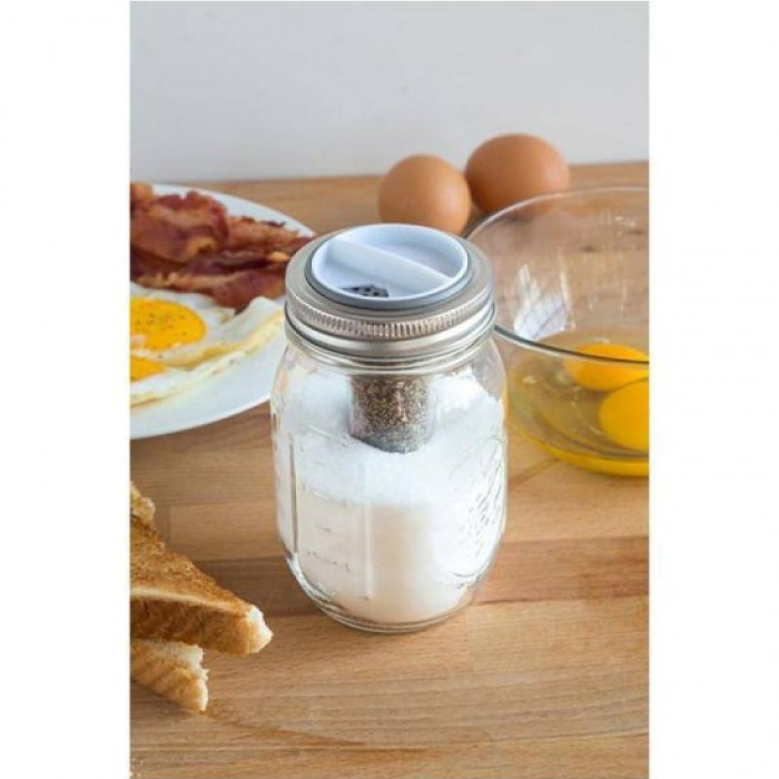 Salt and Pepper Combo Attachment with Optional Jar