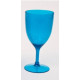 Acrylic Wine Glasses  1 x Green 1 x Blue