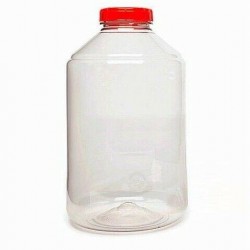 FerMonster 6 Gallon 23 Quart PET Carboy Fermenter with rubber bung and airlock