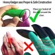 Honey Badger Digging Gloves Green Nitrile 8 Claws on Both Hands