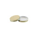 Lid One Piece WIDE Mouth 86mm Canning High Temp GOLD