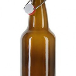 1 x 500ml Amber Flip Top Grolsch Style Beer Fermenting Bottle SINGLE