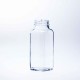 1 x 8oz Dairy French Square Graduated Glass Bottle Bell SINGLE with Metal Lid