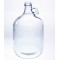 1 x Gallon Clear Glass Growler Jar with Lid
