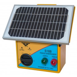 1.5km Solar Electric Fence Energiser with Battery