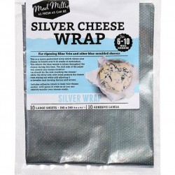 10 x Silver Cheese Wrap Butter Silver Foils 240 x 240