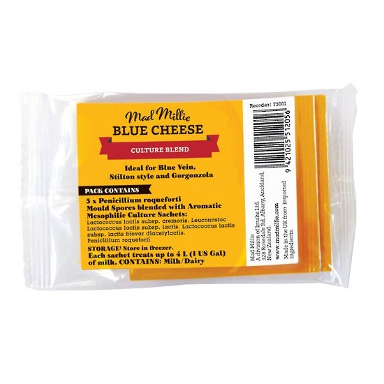 5 x Blue Cheese Mould Culture Pencillium Roqueforti BEST BEFORE JULY 2021