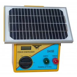 5km Solar Electric Fence Energiser with Battery
