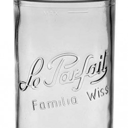 Le Parfait Familia Wiss 1000ml (100ml lid) Preserving Mason Jar 