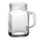 6 x 20oz  590ml Handle Jars / Beer / Moonshine Glass Mugs Regular Mouth Includes FREE Stainless Straws