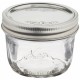 12 x Half Pint Wide Mouth Jars and Lids Kerr