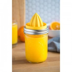Orange Lemon Citrus Juicer Lid Attachment Suits Wide Mouth Mason Jar