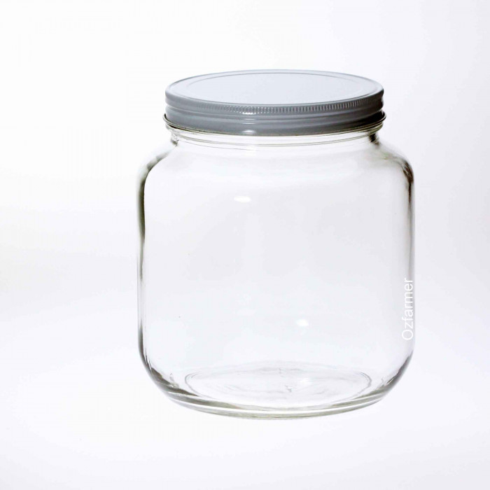 6 x Bell 64 oz / Half Gallon Smooth  Jars - Lids included