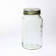 12 x Bell 770ml / 26oz Square Bell Jars with Lids