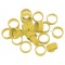 Poultry Leg Bands Plastic 16mm Yellow 20