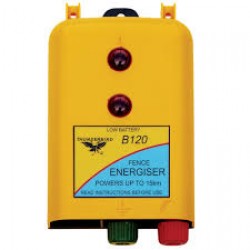 Powers up to 15km 12V Battery Fence Energiser