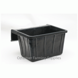 Feed Tub Recycled Rubber 16L Rail Mount